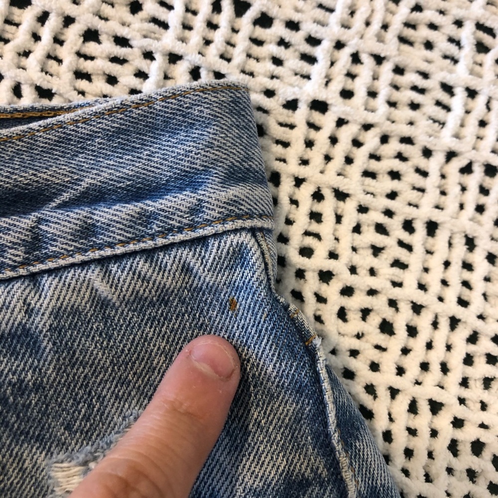 Vintage Levi’s Custom Distressed Shorts - image 5